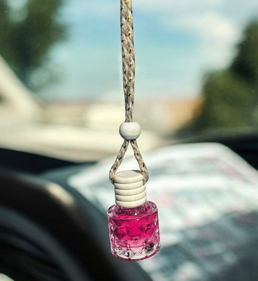 Peach Hibiscus Car Diffuser Air Freshener